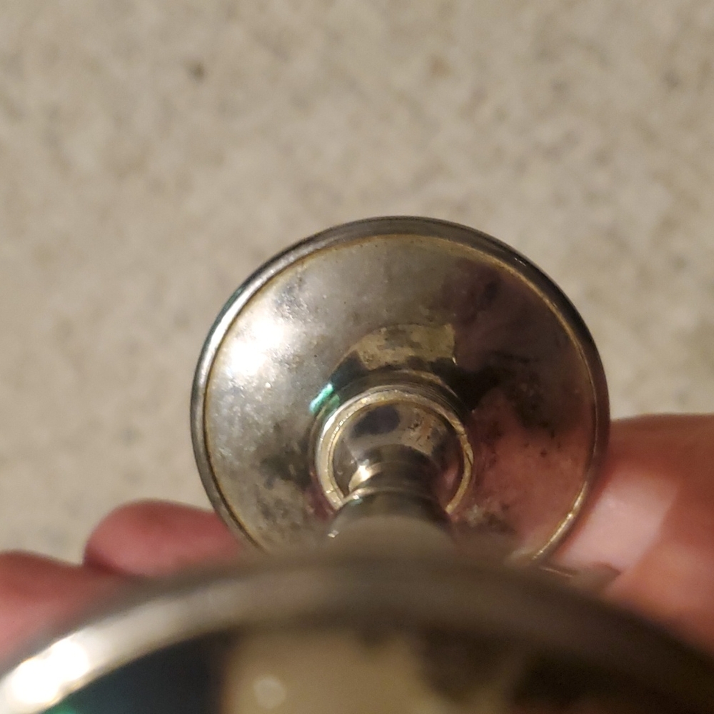 Vtg Metal Baby Rattle Keepsake - Picture 8 of 8